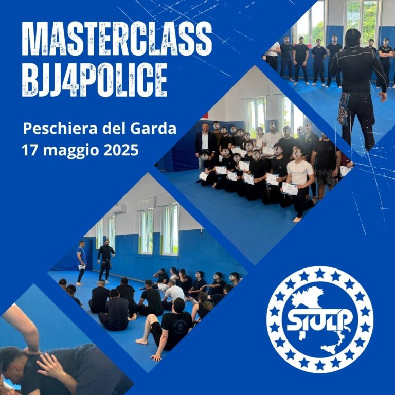 Grande successo per la Masterclass BJJ4POLICE alla Scuola Allievi Agenti di Peschiera del Garda