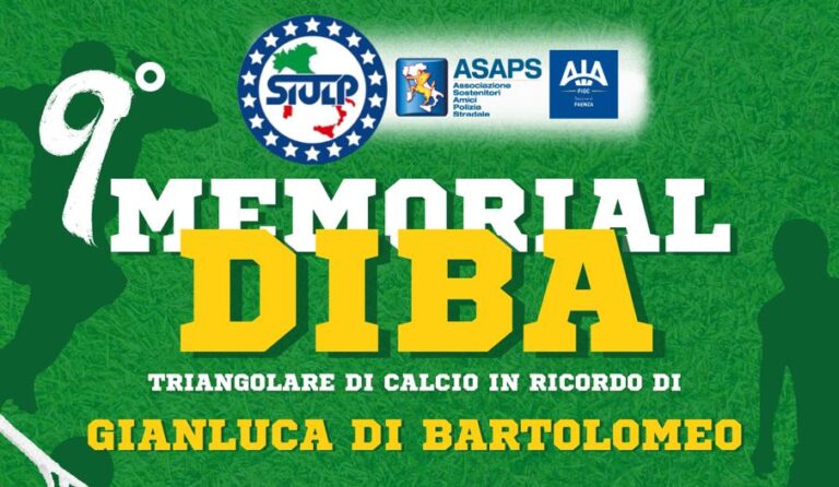 9° Memorial Diba – A 10 anni dalla tragica scomparsa del compianto amico e collega DI BARTOLOMEO GianLuca