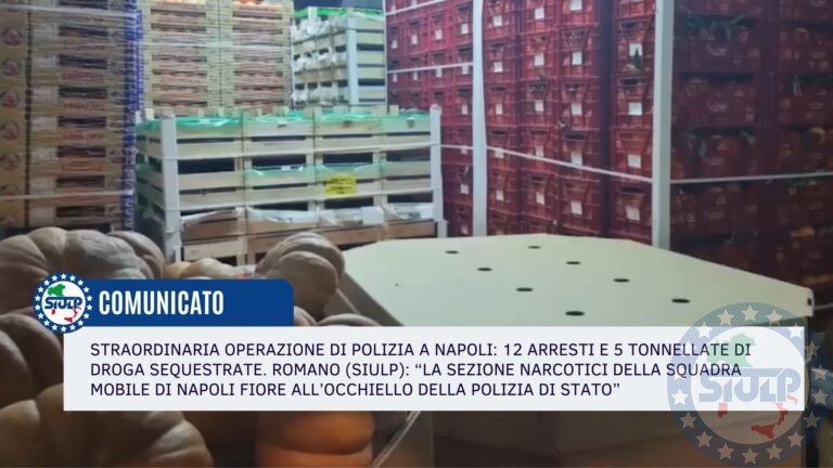 Straordinaria operazione di Polizia a Napoli: 12 arresti e 5 tonnellate di droga sequestrate
