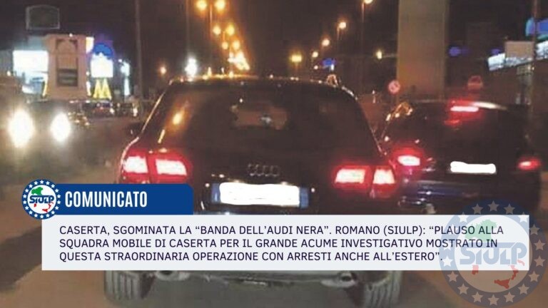 Caserta, sgominata la “banda dell’Audi nera”