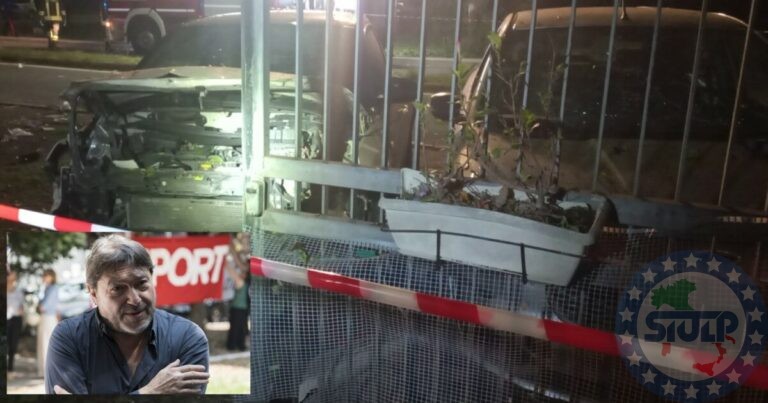 Bombe distruggono auto del giornalista Sigfrido Ranucci conduttore della trasmissione d’inchiesta RAI, “Report”