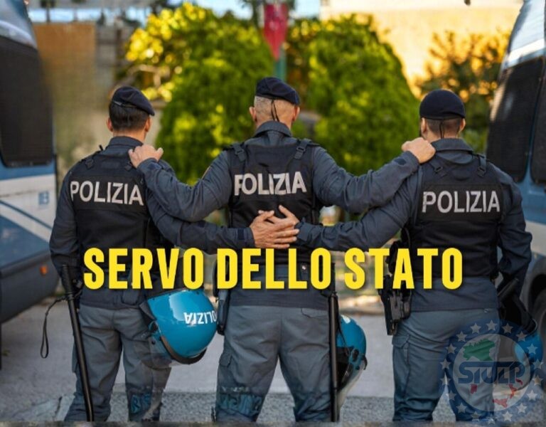 Servo Dello Stato – dedicato a tutte le colleghe e colleghi al servizio dello Stato