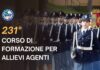 Assegnazione frequentatori del 231° corso di formazione per allievi agenti