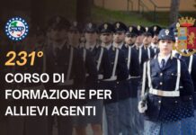 Assegnazione frequentatori del 231° corso di formazione per allievi agenti