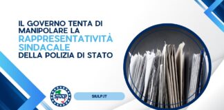 Il Governo tenta di manipolare la rappresentatività sindacale della Polizia di Stato