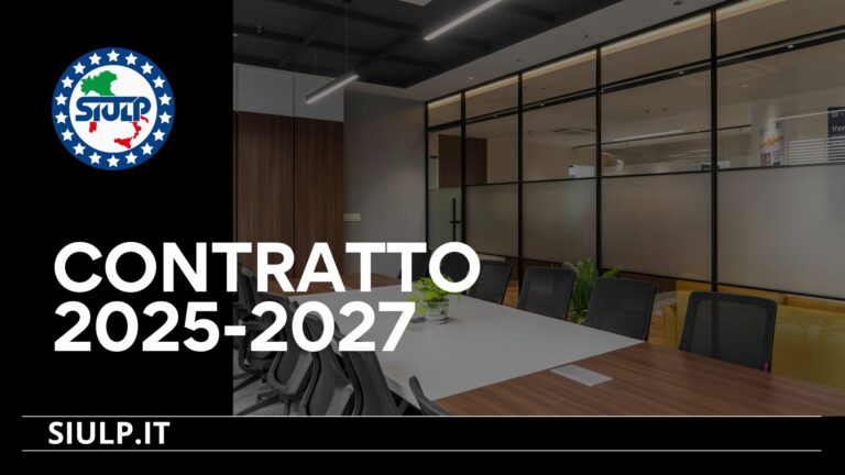 iniziato il confronto in sede tecnica – CONTRATTO 2025 – 2027