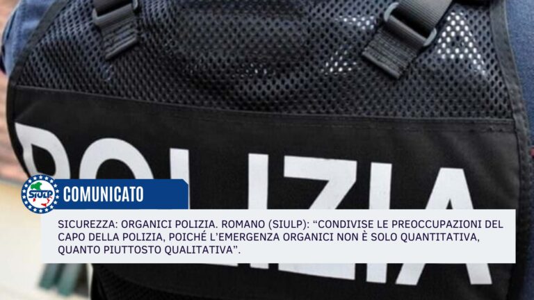 Emergenza organici non è solo quantitativa, quanto piuttosto qualitativa