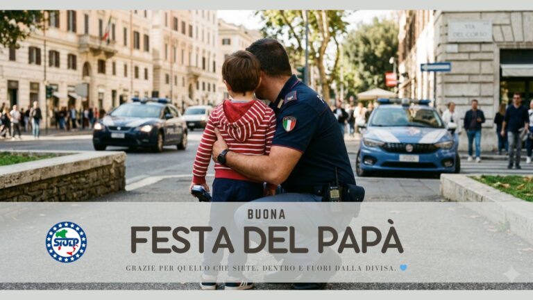 Buona Festa del Papà a tutti i nostri colleghi. Eroi in divisa, padri straordinari