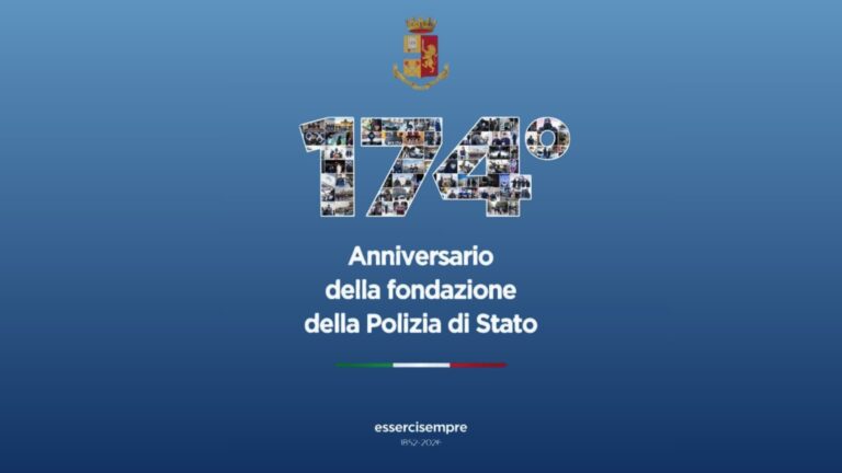 174° anniversario della fondazione della Polizia di Stato