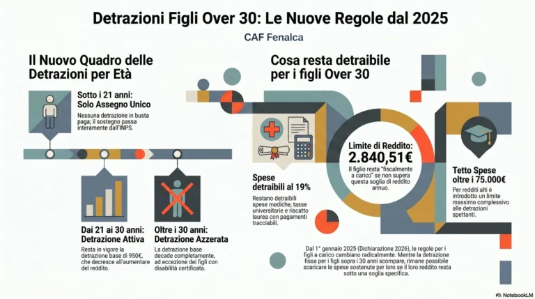 Detrazioni figli e familiari nel 730/2026