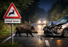 Incidente stradale consistente nell’impatto con animali selvatici