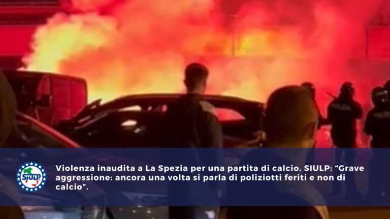 Grave aggressione: ancora una volta si parla di poliziotti feriti e non di calcio