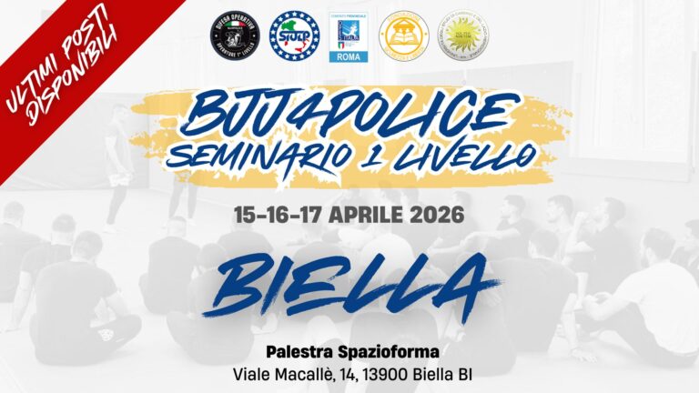 BJJ4POLICE Biella 15-16-17 aprile 2026