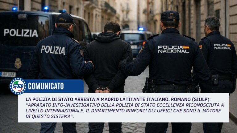 La Polizia di Stato arresta a Madrid latitante italiano