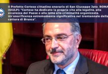 Il Prefetto Cortese ha dedicato la propria vita alla legalità, alla sicurezza del Paese e alla lotta alla criminalità organizzata