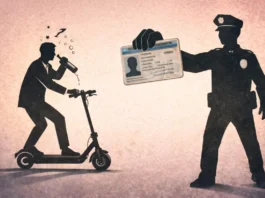 Guidare il monopattino in stato di ebrezza è reato