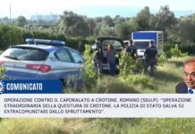 La Polizia di Stato salva 52 extracomunitari dallo sfruttamento