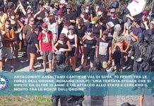 Antagonisti assaltano cantiere Val di Susa, 70 feriti tra le forze dell’ordine