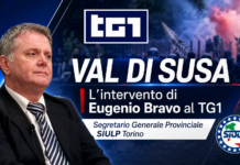 Val di Susa, il Segretario Generale Provinciale del SIULP Torino Eugenio Bravo al TG1