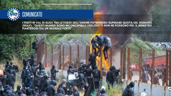 I feriti in Val di Susa tra le forze dell’ordine potrebbero superare quota 150_SIULP_POLIZIA_DI_STATO